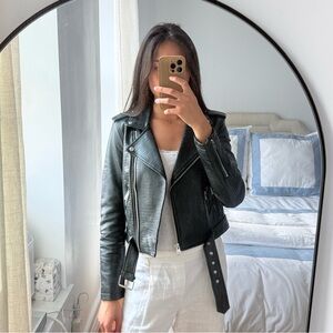 Levi's Dark Green Leather Jacket